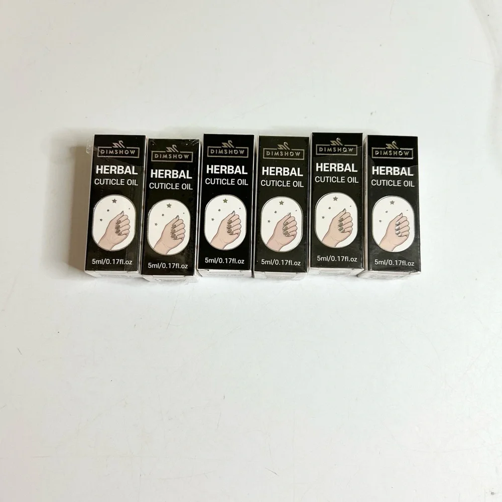 Herbal Natural Cuticle Oil Set 6 Bottles